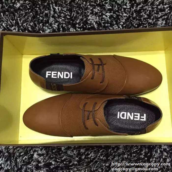 フィット感  2015  FENDI フェンディ ビジネスシューズ レザーシューズ靴 2色可選