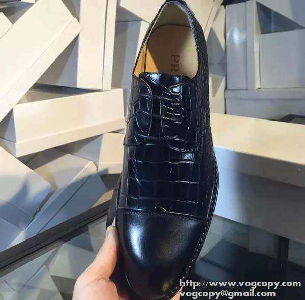 魅力的　2015 PRADA プラダ 激安　レザーシューズ靴 2色可選