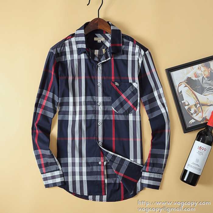 値下げる！2015秋冬 BURBERRY バーバリー 人気販売　長袖シャツ 2色可選