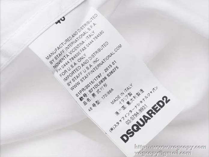 大活躍してくれる　2015秋冬 DSQUARED2 ディースクエアード 長袖シャツ