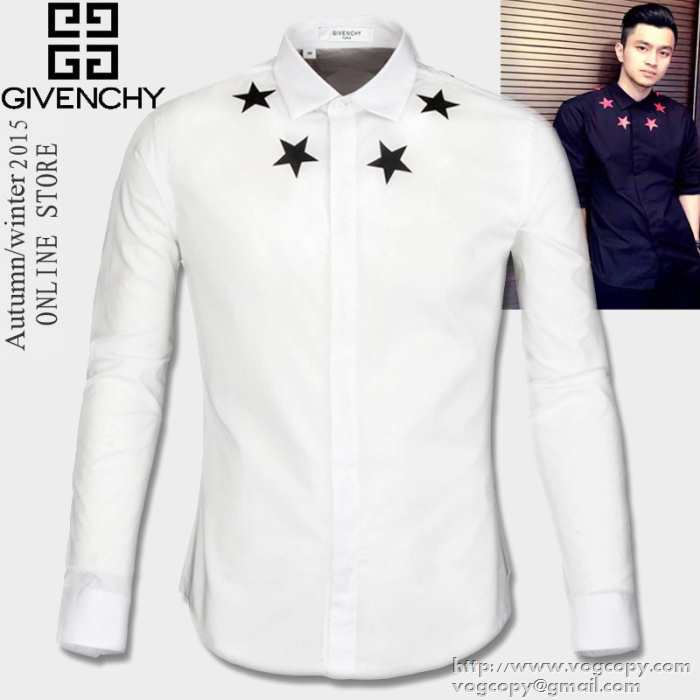 ファション性ある　 2015秋冬 GIVENCHY ジバンシー 快適　長袖シャツ 2色可選