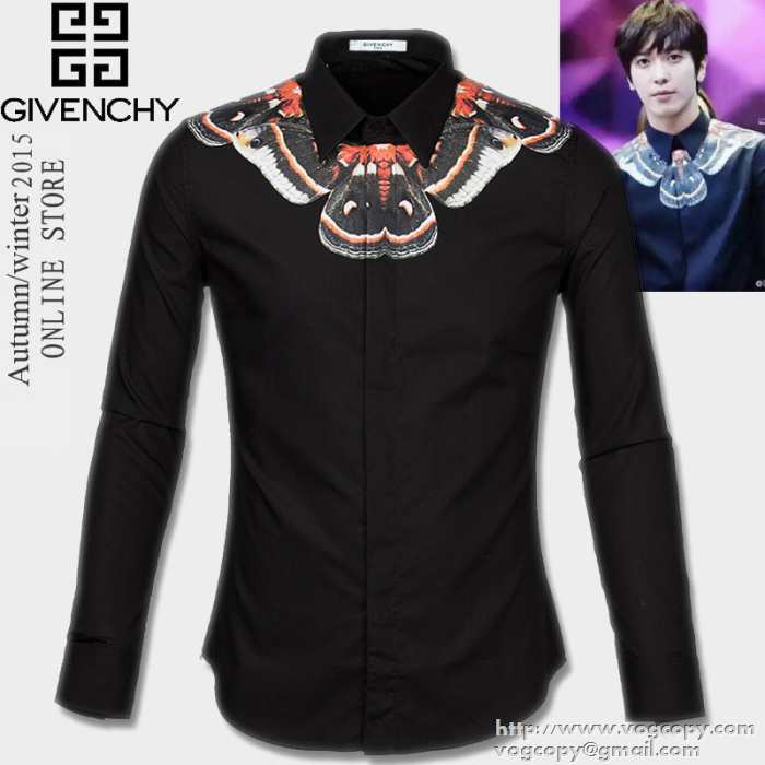 大活躍する　 2015秋冬 GIVENCHY ジバンシー 雰囲気が漂う　長袖シャツ