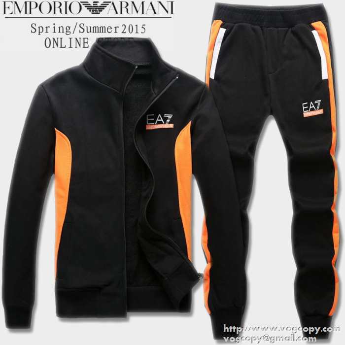 2015 光沢感のある！ ARMANI アルマーニ ジャージセット 2色可選