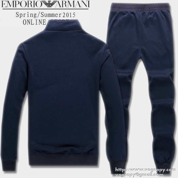2015 光沢感のある！ ARMANI アルマーニ ジャージセット 2色可選