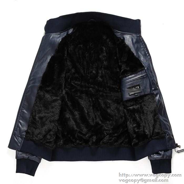 新作　2015秋冬 ARMANI アルマーニシンプルなデザイン　 革ジャンパー 2色可選