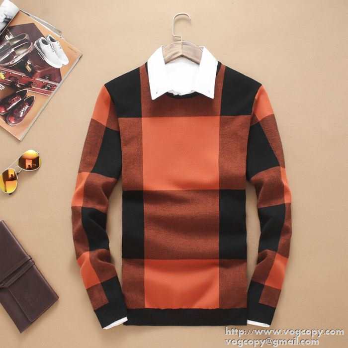 良い着心地 秋冬 BURBERRY バーバリー 立体感のあるセーター 3色可選