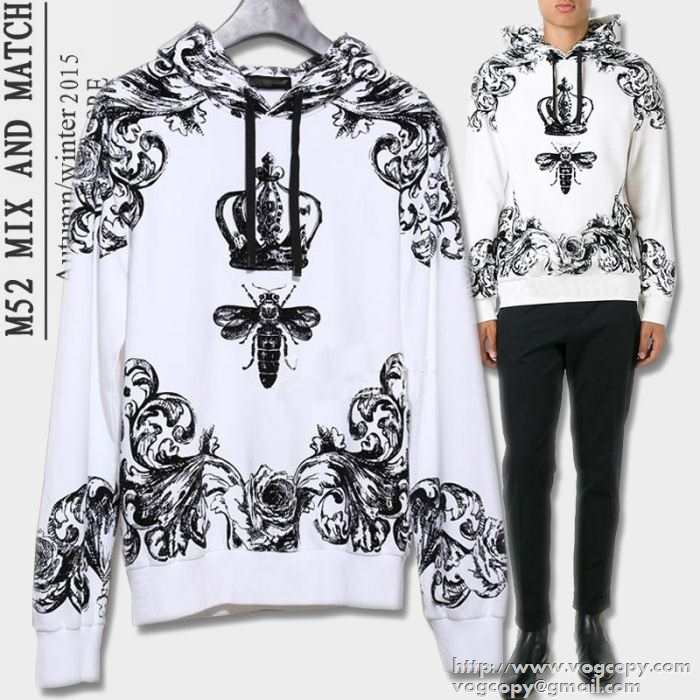耐久性ある　2015秋冬 Dolce&Gabbana ドルチェ＆ガッバーナ 人気　パーカー