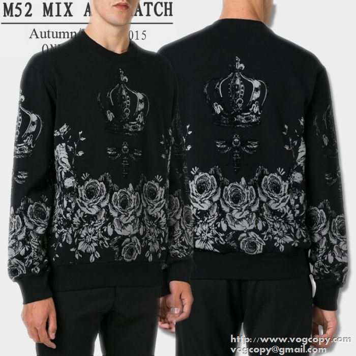 完売品 2015秋冬 Dolce&Gabbana ドルチェ＆ガッバーナ 耐久性ある　プルオーバーパーカー