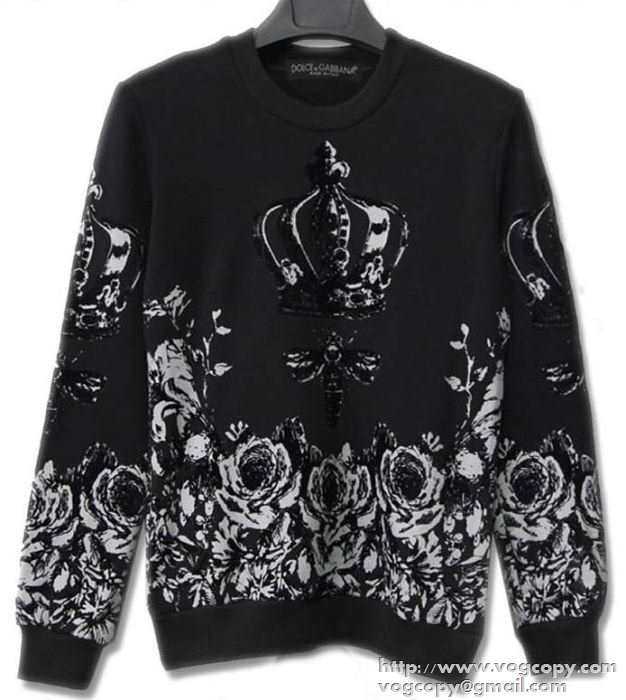 完売品 2015秋冬 Dolce&Gabbana ドルチェ＆ガッバーナ 耐久性ある　プルオーバーパーカー