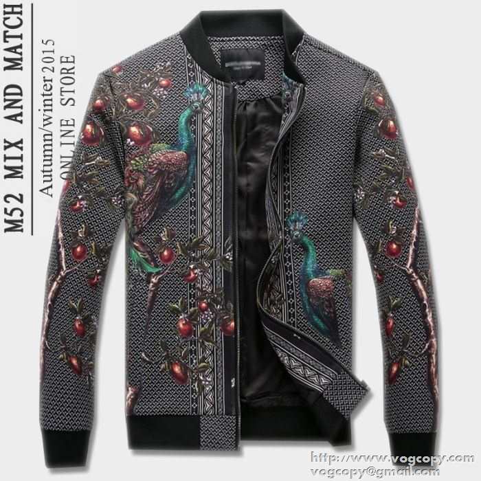 人気販売　2015秋冬 今季セール Dolce&Gabbana ドルチェ＆ガッバーナ ファッション性あるネック ブルゾン