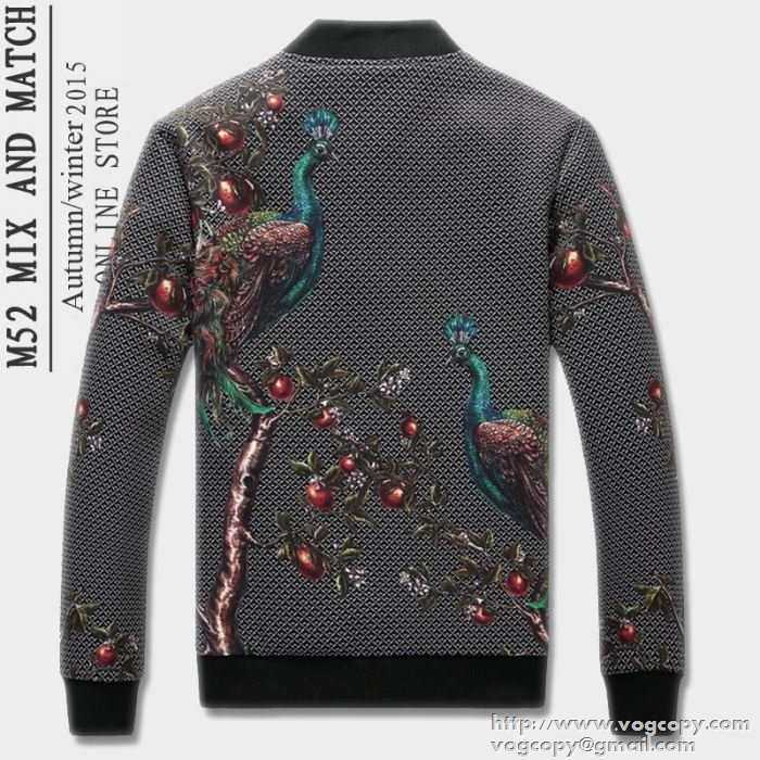 人気販売　2015秋冬 今季セール Dolce&Gabbana ドルチェ＆ガッバーナ ファッション性あるネック ブルゾン