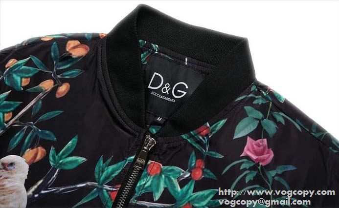 2015秋冬　美シルエットを演出 Dolce&Gabbana ドルチェ＆ガッバーナ 抜群　スタンド ブルゾン