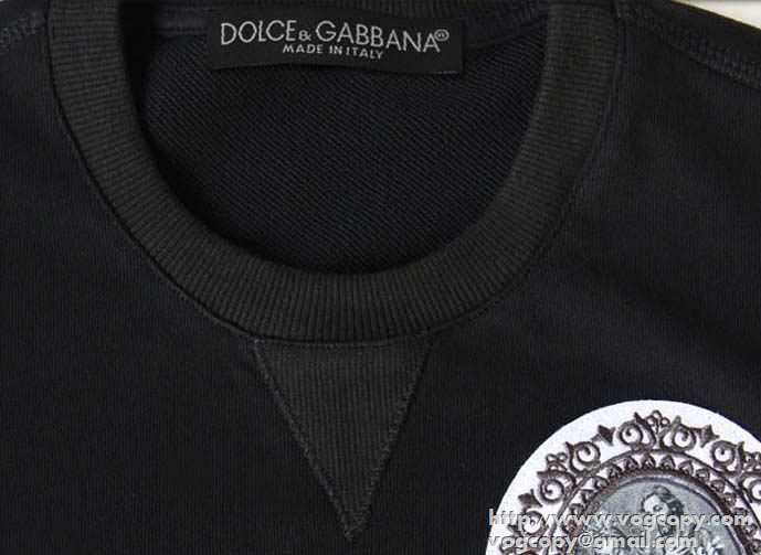 伸縮性のある　2015秋冬  Dolce&Gabbana ドルチェ＆ガッバーナ 満点のプルオーバーパーカー