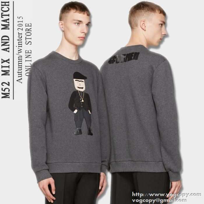 良い生地感　秋冬 dolce&gabbana ドルチェ＆ガッバーナ お洒落なデザインにプルオーバーパーカー