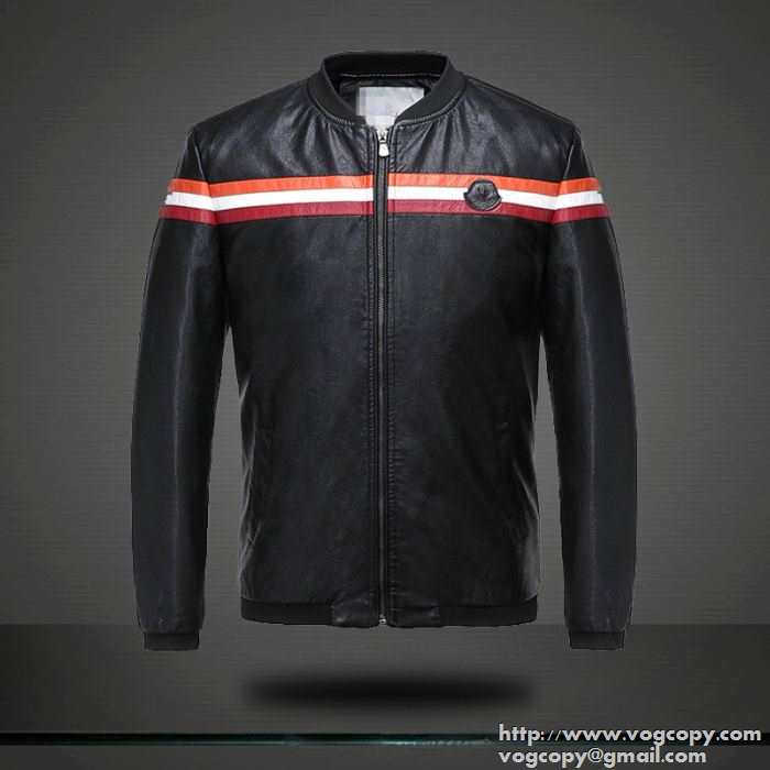 大人気 2015秋冬 MONCLER モンクレール 耐久性のある革ジャケット