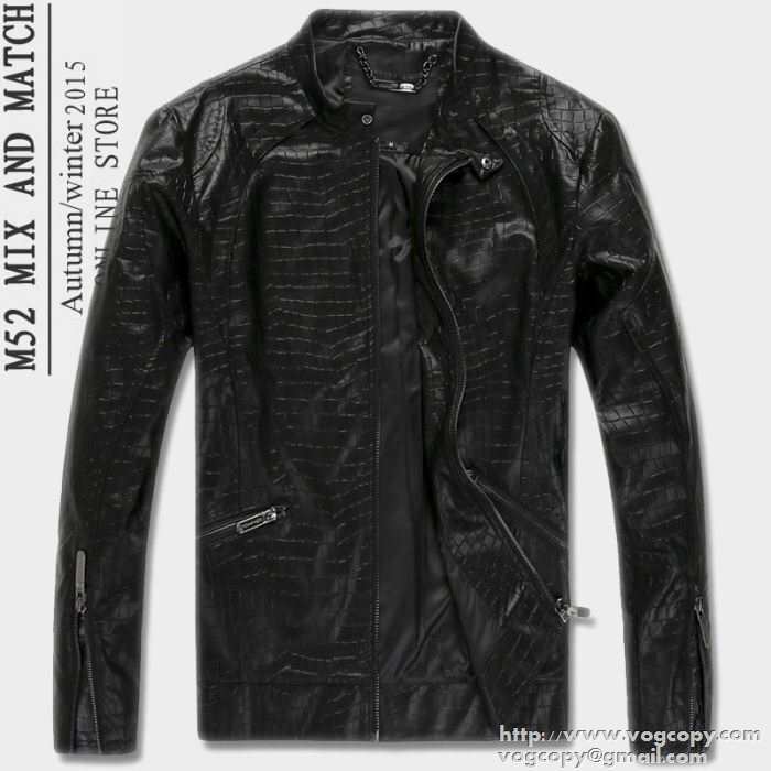 人気販売 2015秋冬 PHILIPP PLEIN フィリッププレイン　満点 革ジャケット