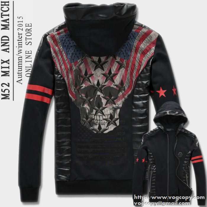 着心地が良く 2015秋冬 PHILIPP PLEIN フィリッププレイン お買い得　パーカー 2色可選択
