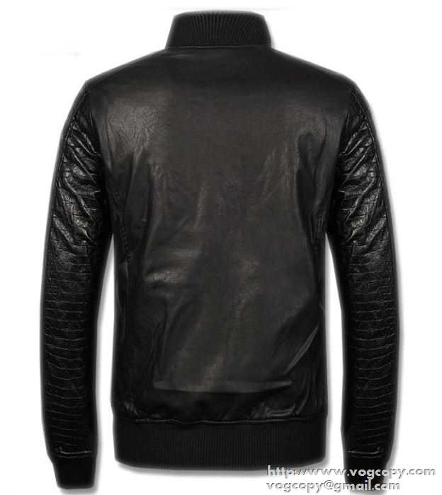 肌触りが魅力 2015秋冬 PHILIPP PLEIN フィリッププレイン 満点　革ジャケット