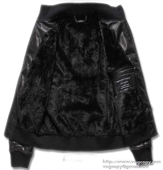 肌触りが魅力 2015秋冬 PHILIPP PLEIN フィリッププレイン 満点　革ジャケット