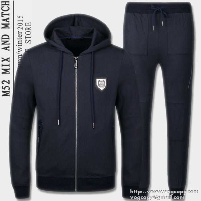 新作 2015秋冬 PHILIPP PLEIN フィリッププレイン 肌触りの良い　セットアップ上下
