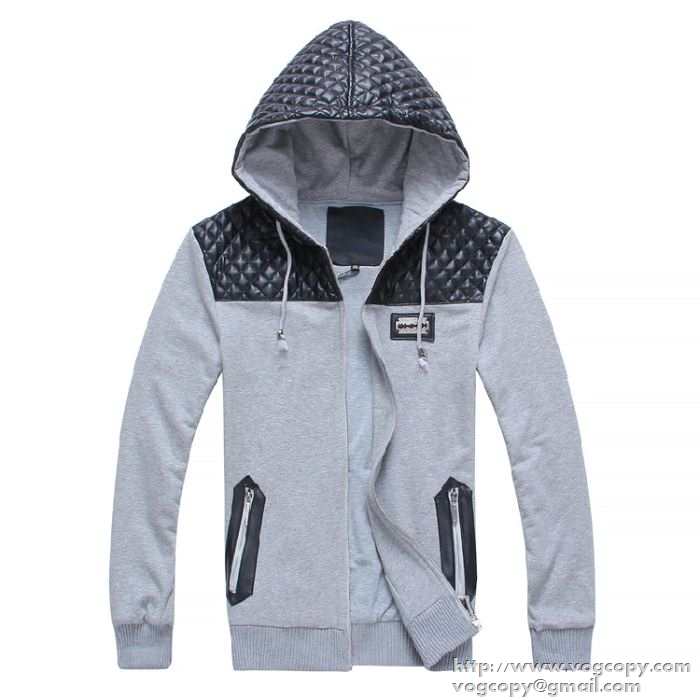 お買い得 2015秋冬 philipp plein フィリッププレイン雰囲気を醸す フード付きコート 2色可選