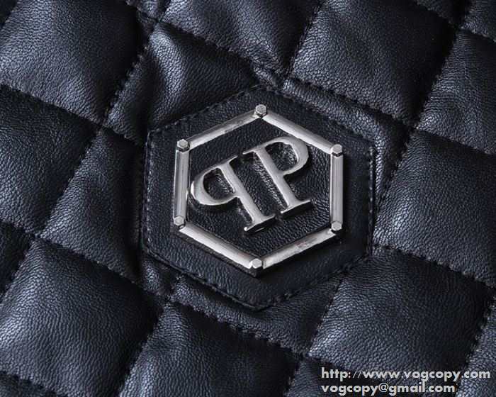 今季セール　2015秋冬 PHILIPP PLEIN フィリッププレイン 光沢のあるダウンベスト 2色可選