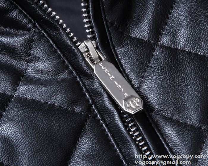 今季セール　2015秋冬 PHILIPP PLEIN フィリッププレイン 光沢のあるダウンベスト 2色可選