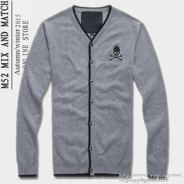 新作 2015秋冬 philipp plein フィリッププレイン 保温性のあるニット 2色可選