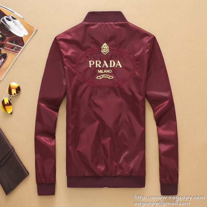今季セール　2015秋冬 PRADA プラダ デザイン性溢れるスタジアムジャンパー 4色可選