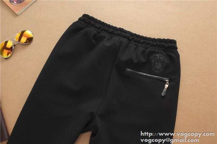 値下げる　2015秋冬 VERSACE ヴェルサーチ 柔らかい　セットアップ上下