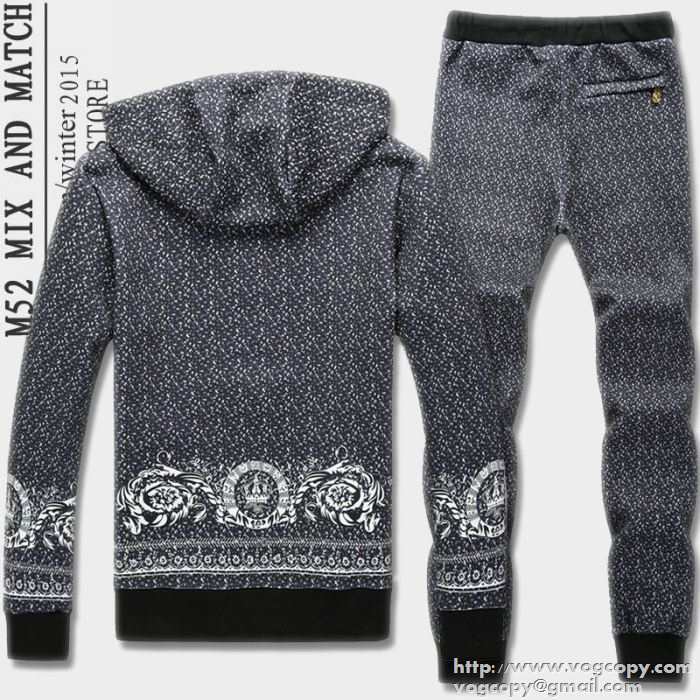 完売品　2015秋冬 VERSACE ヴェルサーチ パーカー 上下セット