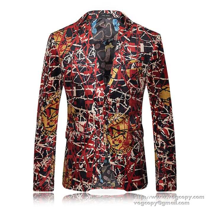 人気販売 2015秋冬 VERSACE ヴェルサーチ 伸縮性ある　スーツ レジャー