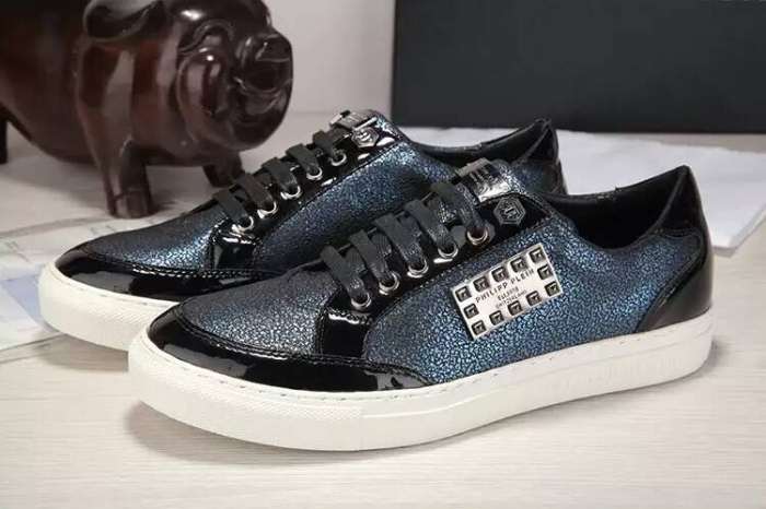 2016 スタイリッシュな印象 フィリッププレイン PHILIPP PLEIN フラットシューズ 抗菌?防臭加工 2色可選