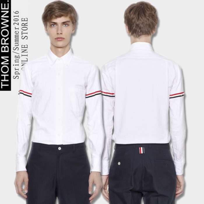 トムブラウン THOM BROWNE 2016春夏 人気激売れ 長袖シャツ
