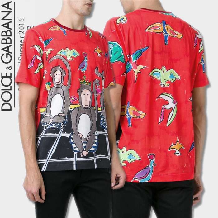 ファション性の高い ドルチェ＆ガッバーナ Dolce&Gabbana 2016 半袖Tシャツ
