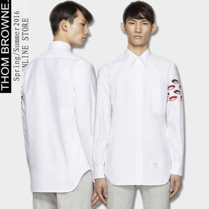 大人気☆NEW!! THOM BROWNE トムブラウン 2016春夏 長袖シャツ