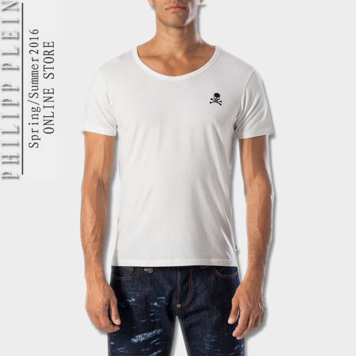 大人気☆NEW!! フィリッププレイン PHILIPP PLEIN 半袖Tシャツ 3色可選