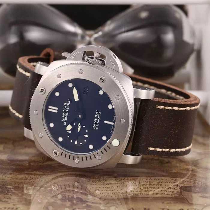 高級感演出 2016 パネライ  PANERAI 3針クロノグラフ 日付表示 腕時計