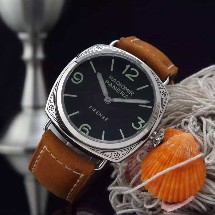 首胸ロゴ 2016 パネライ PANERAI 2針クロノグラフ 腕時計