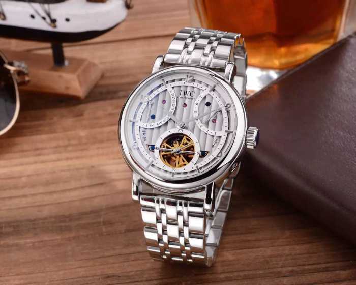 SALE!今季 2016 インターナショナルウォッチ カンIWC  透かし彫りムーブメント 男性用腕時計