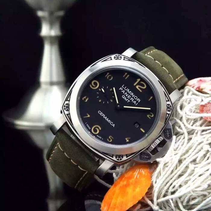 人気 ランキング 2016 パネライ PANERAI 3針クロノグラフ 日付表示 腕時計
