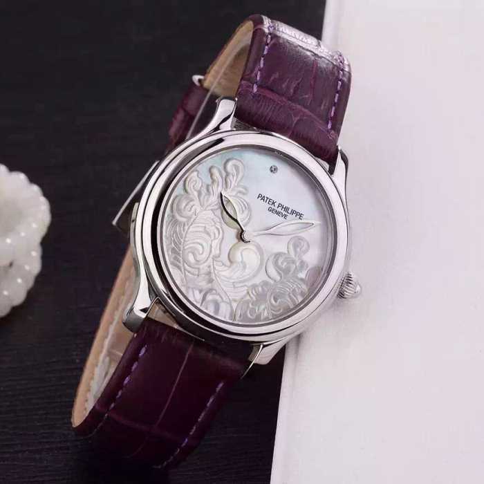 高級感演出 2016 パテックフィリップ  Patek Philippe2針クロノグラフ 女性用腕時計
