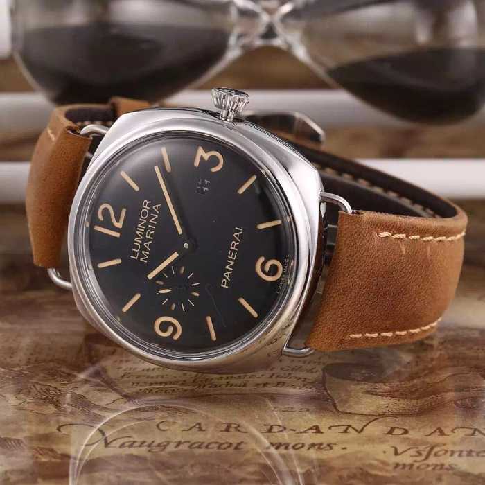 上質 大人気！2016  パネライ PANERAI3針クロノグラフ 日付表示 腕時計