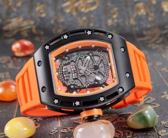首胸ロゴ 2016 richard mille リシャールミル 透かし彫りムーブメント 男性用腕時計