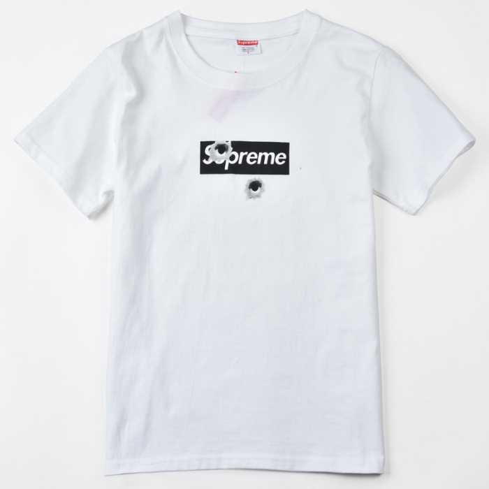 スタイリッシュな印象 2016 シュプリームSUPREME  ファション 男女兼用 半袖Tシャツ 2色可選