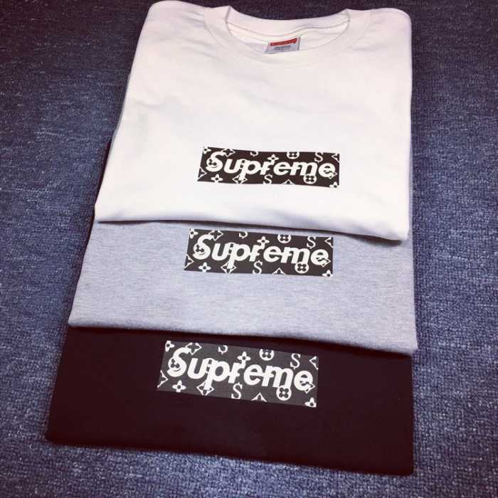 2016  シュプリーム SUPREME 落ち着いた感覚半袖Tシャツ 3色可選 男女兼用
