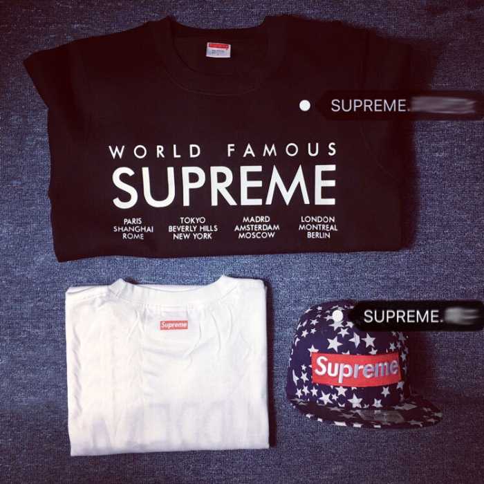 2016  シュプリームSUPREME 数に限りがある半袖Tシャツ 男女兼用 2色可選