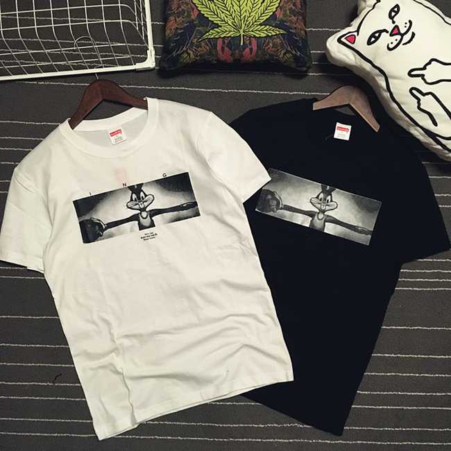 希少 2016  シュプリームSUPREME 半袖Tシャツ 2色可選 男女兼用