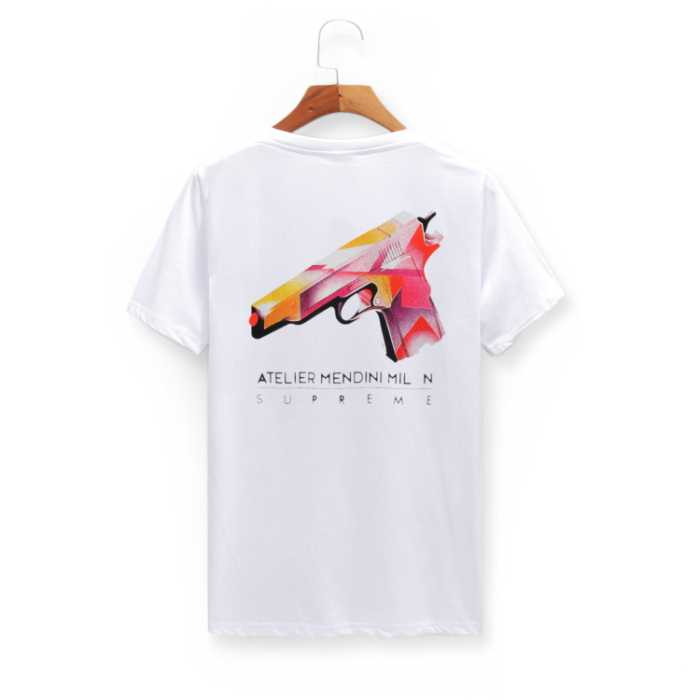 2016 シュプリームSUPREME  スタイルアップ効果 半袖Tシャツ 4色可選 男女兼用