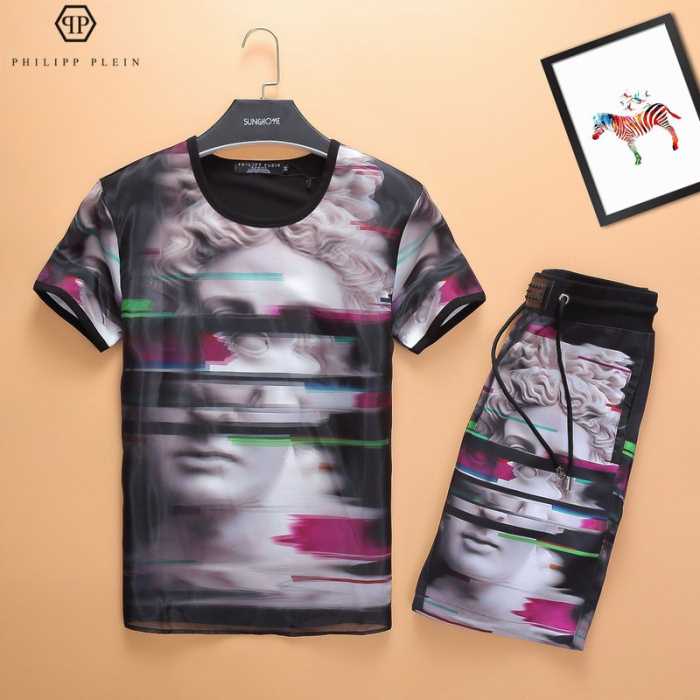 ランキング商品 2016春夏 フィリッププレイン PHILIPP PLEIN 半袖セットアップ